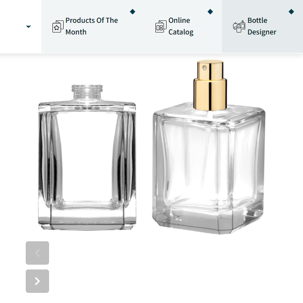 50ml Perfume Bottles packaging reference