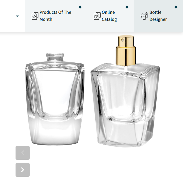 50ml Perfume Bottles packaging reference