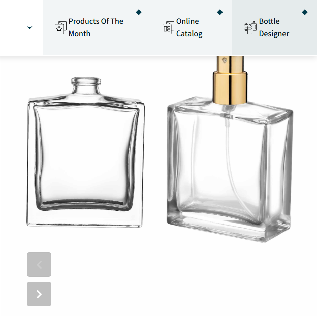 50ml Perfume Bottles packaging reference