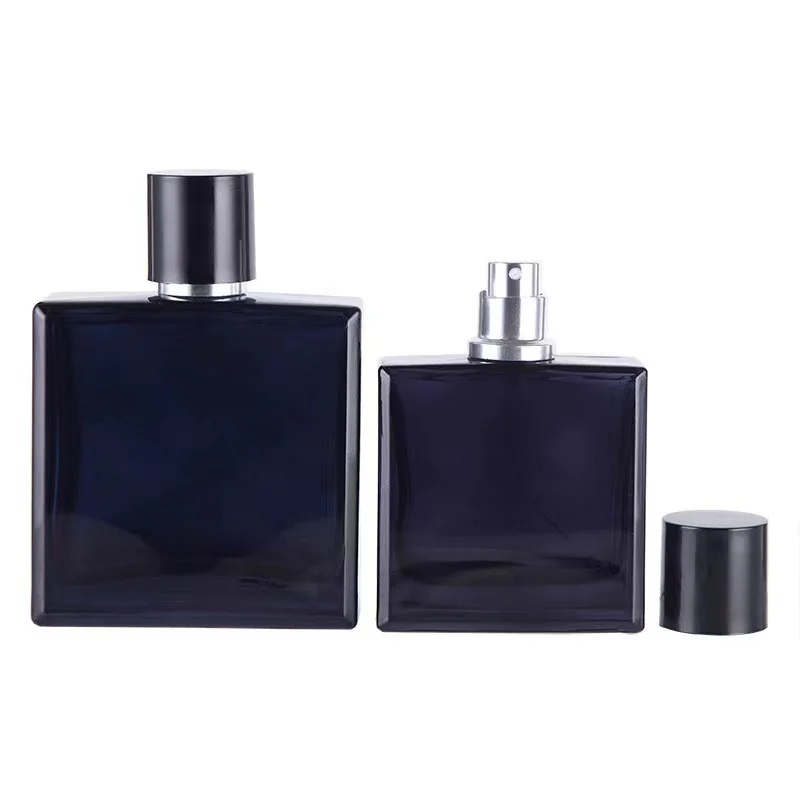 50ml Blue Screw Neck Perfume Spray Bottle product image