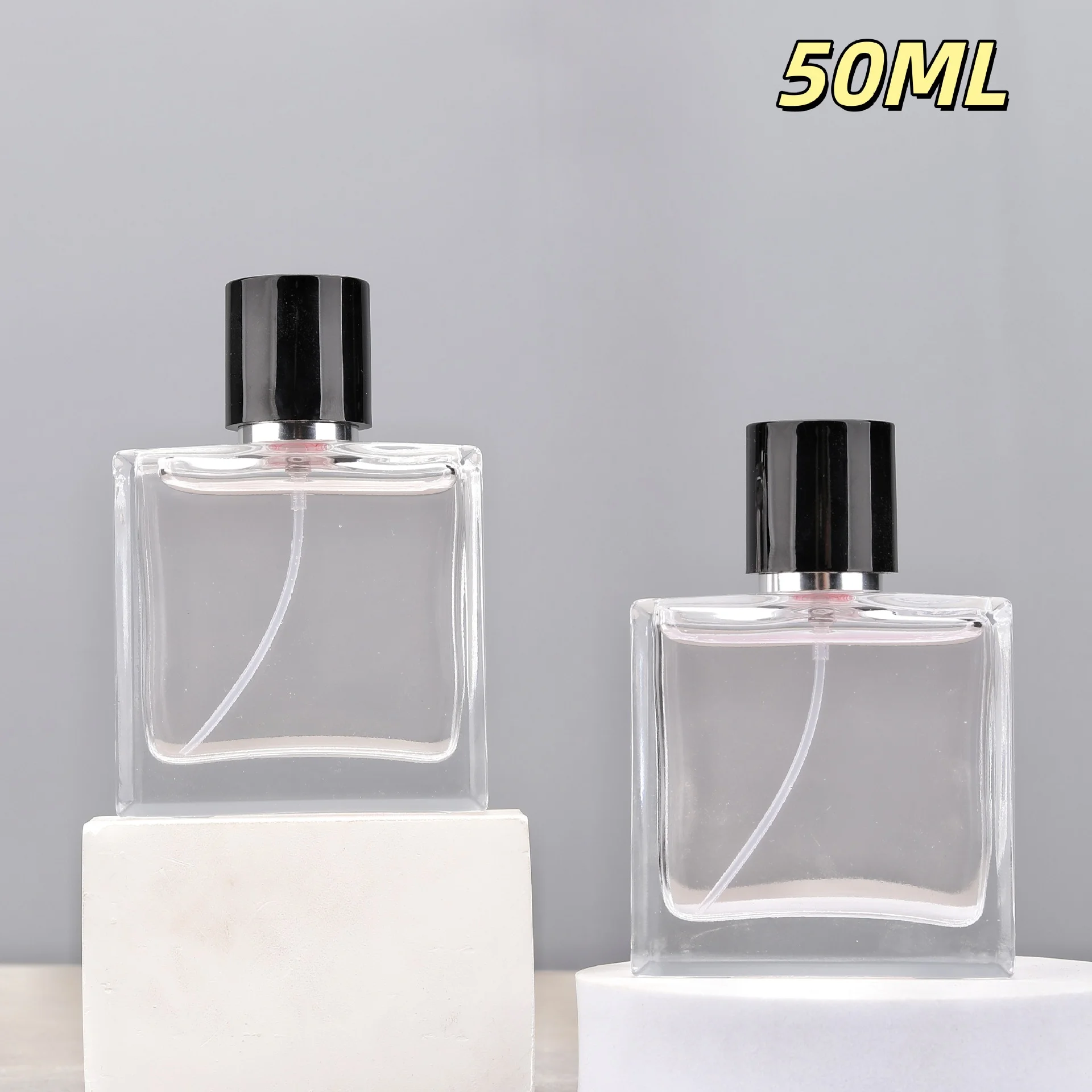 50ml Screw Neck Square Perfume Bottle product image