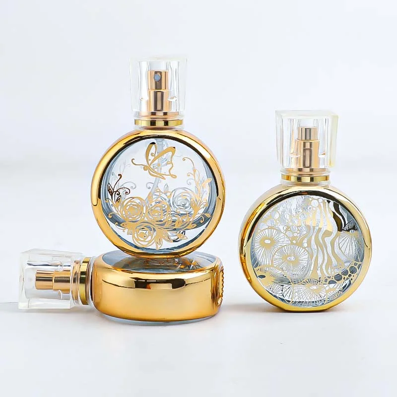 25ml Electroplated Engraved Perfume Bottle product image