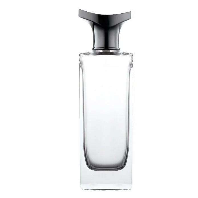 Rectangular Thick-Wall Clear Glass Perfume Spray Bottle product image